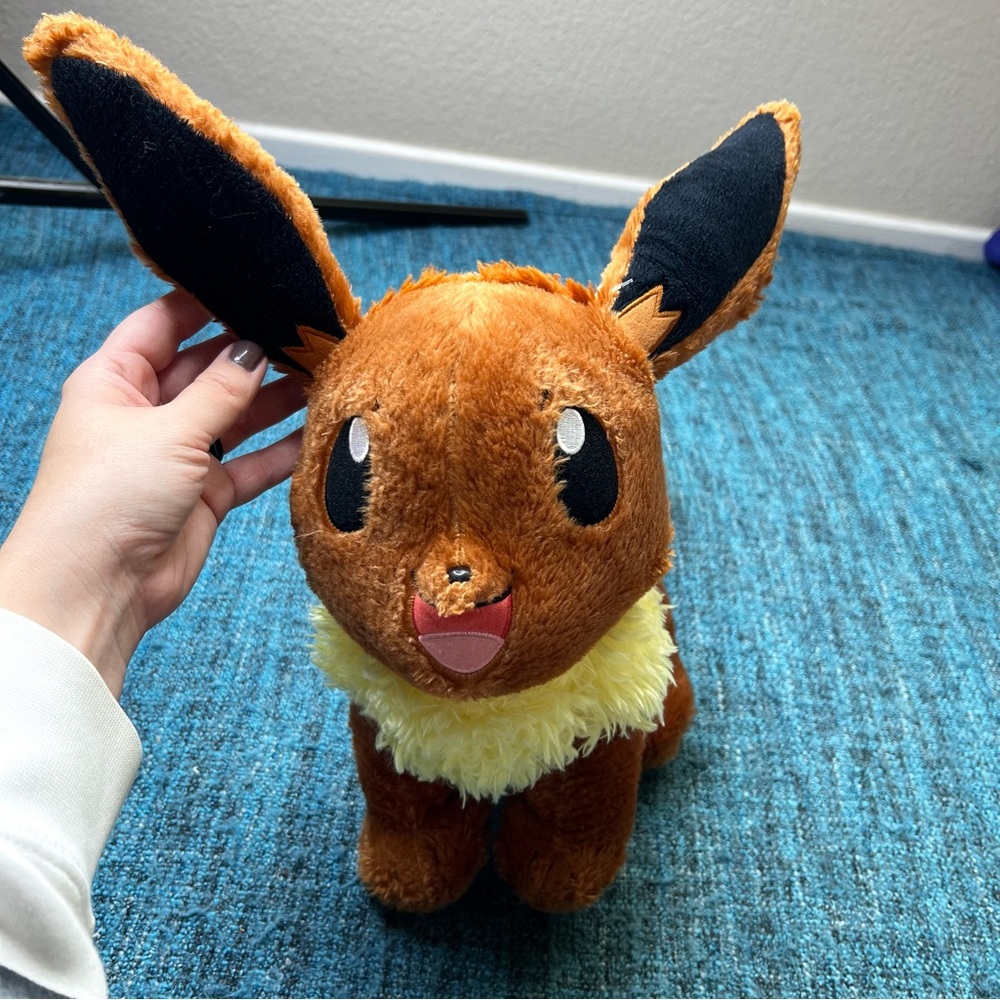 Build A Bear Pokemon Eevee Evie Plush Stuffed Animal Toy 16"
